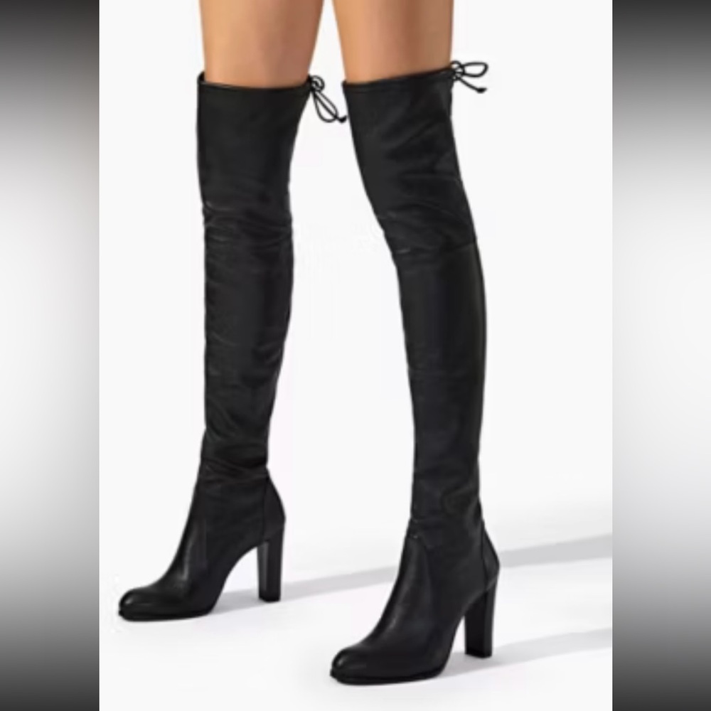 Stuart Weitzman Over the Knee leather boots - Picture 3 of 13